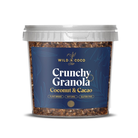 Crunchy Granola Coconut & Cacao (Eimer)