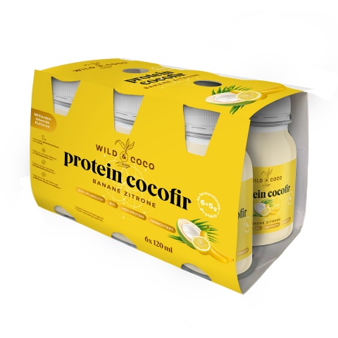 Protein Cocofir Banane Zitrone BIO 6 Stück