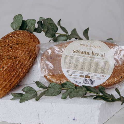 Sezamový kváskový bezlepkový chléb BIO 530g