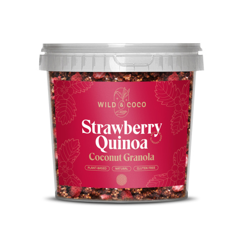 Strawberry Quinoa Coconut Granola