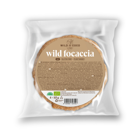 Wild Focaccia BIO 4 ks (mražené)