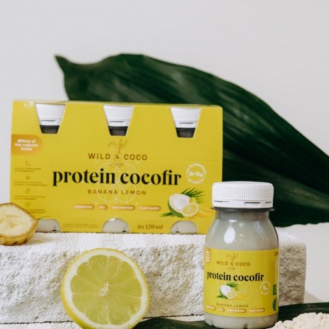 Zachraňte: Protein Cocofir Banana Lemon BIO 6ks